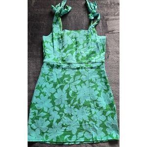 Trixxi Vibrant Green Dress